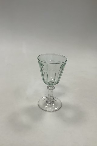 Val Saint-Lambert Bernadotte White Wine Glass Green