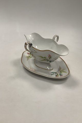 Bing and Grondahl Antique Rose Pattern Gravy Boat