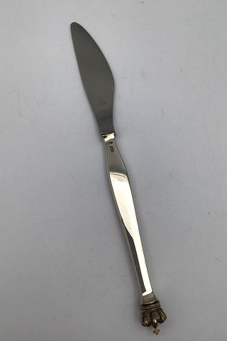 Danish Krone DGS Sterling Silver Dinner Knife