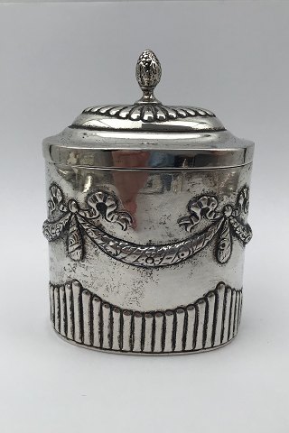German Empire Silver Tea Caddy