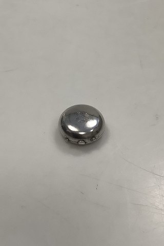 English Pill Box in Sterling Silver
