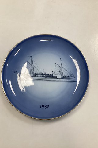 Bing and Grondahl Ship Plate from 1988