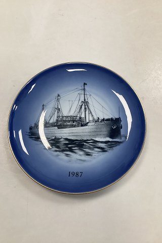 Bing and Grondahl Ship Plate from 1987
