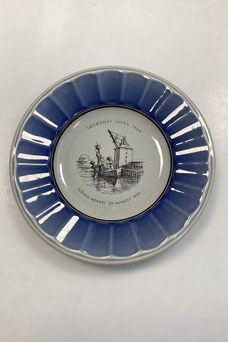 Royal Copenhagen Aluminia Søværnets Juleplatte 1968