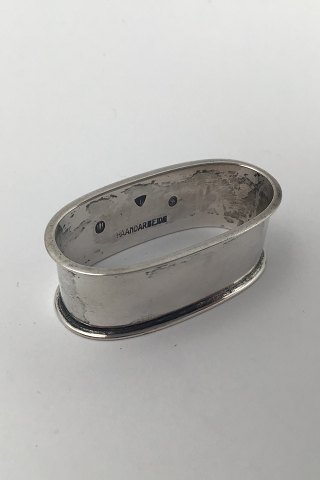 Danish Hand Forged Silver Napkin Ring