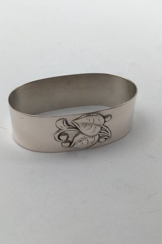 Danish Silver Napkin Ring (Foliage)