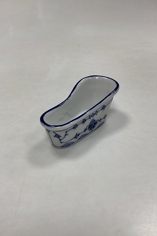 Blue Fluted Pipe Holder or Bowl