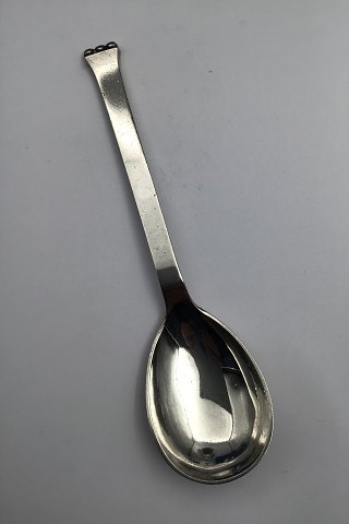 Evald Nielsen Silver No. 27 Serving Spoon