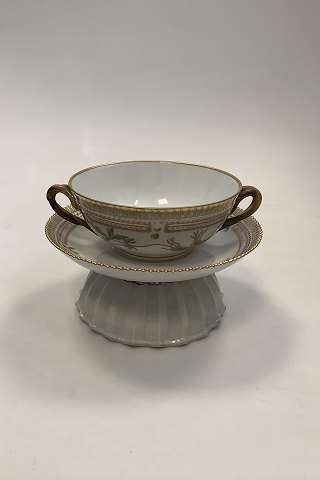 Royal Copenhagen Flora Danica Bouillon Cup with saucer No 20/3612