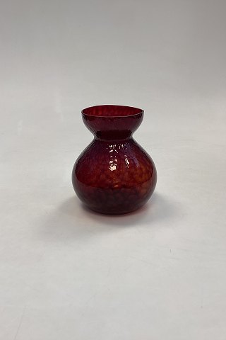 Orange-brown Hyacinth Glass Holmegaard / Kastrup /Fyens Glass Works