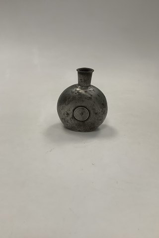 Oriental Chinese Flask in Pewter