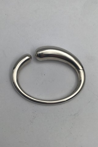 Georg Jensen Sterling Silver Bangle Mercy (Hinged) No. 634 B