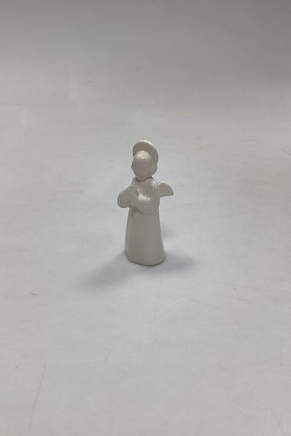 Royal Copenhagen Blanc de Chine Angel with cymbals