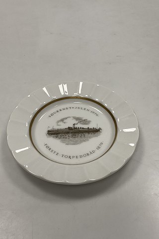 Royal Copenhagen Aluminia Søværnets Juleplatte 1979