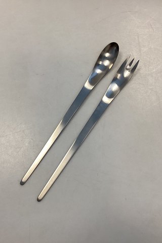 Arne Jacobsen for Anton Michelsen Stainless Salad Set, long