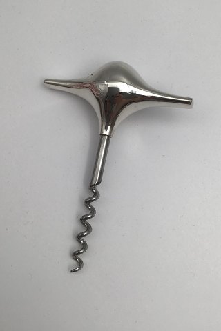Georg Jensen Sterling Silver Ornamental Corkscrew No. 135 Nanna Ditzel