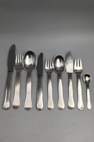 Georg Jensen Sterling Silver Ladby (Nordic) Set 6 People (53 pcs)
