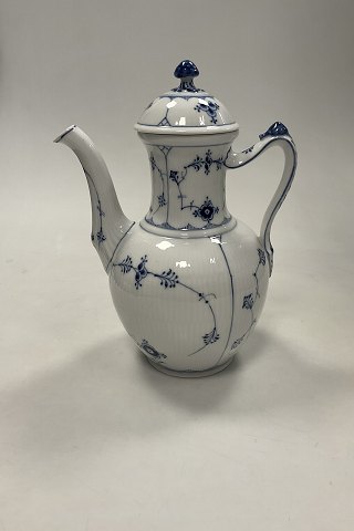 Royal Copenhagen Musselmalet Riflet Large Coffee Pot No. 49