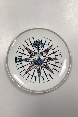 Royal Copenhagen Compass Plate from 1970