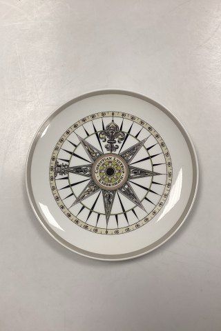 Royal Copenhagen Compass Plate from 1975