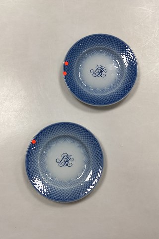 Bing and Grondahl Blue Tone Hotel with Logo Small Side Plate  No. 700/1002 - 
CHIPPED
