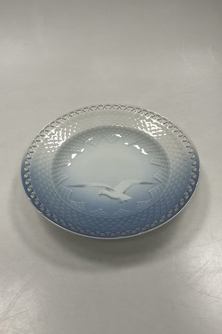 Bing and Grondahl Seagull Deep Plate with pierced border No 323.5