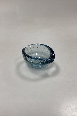 Small Glass Bowl with Bubbles