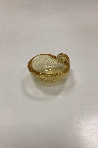Small Glass Bowl with Bubbles
