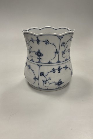 Royal Copenhagen Blue Fluted Plain Celery Vase No. 294