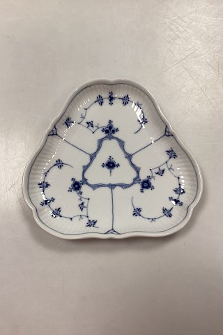 Royal Copenhagen Blue Fluted Plain Triangular Dish No. 27