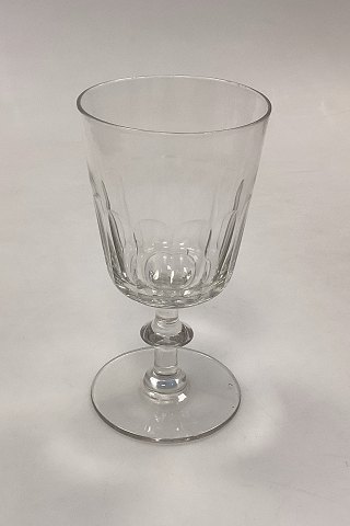 Holmegaard Christian VIII Red Wine Glass Old with wide foot
