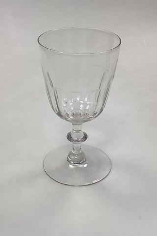 Holmegaard Christian VIII Red Wine Glass Old with wide foot