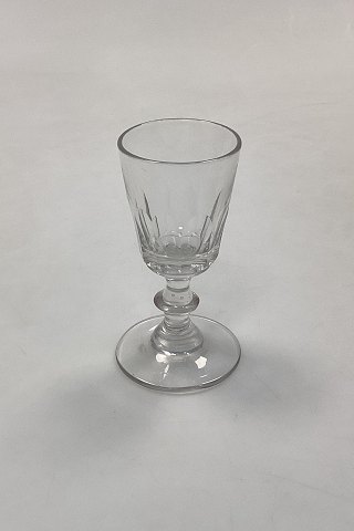 Holmegaard Christian VIII Sweet Wine Glass Old with wide foot
