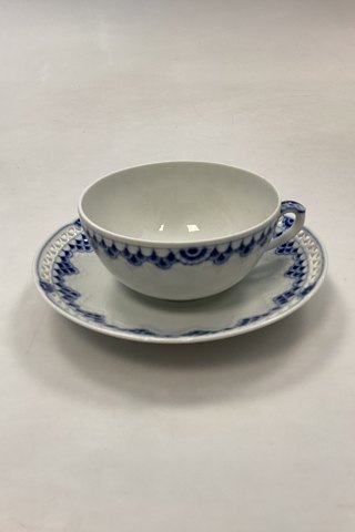 Bing and Grondahl Kronberg Tea Cup and Pierced Saucer No. 473/475.6