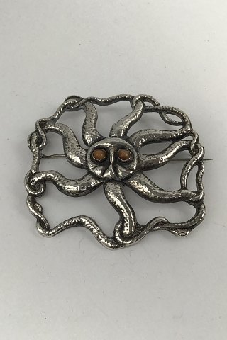 JKKA Silver Brooch (Octopus)