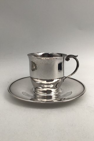 Georg Jensen Sterling Silver Cup / Saucer No. 444 A. (1930 - 1945)