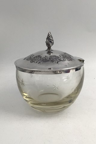Svend Toxværd Silver Lid on Glas Jar