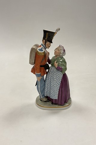 Royal Copenhagen Overglaze Figurine Soldier and Witch HCA No. 1112