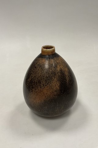 Saxbo Vase in Brown Harefure glaze No. 76