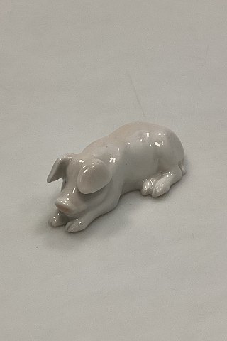 Bing and Grondahl Minature Figurine Lying Pig No. 1881