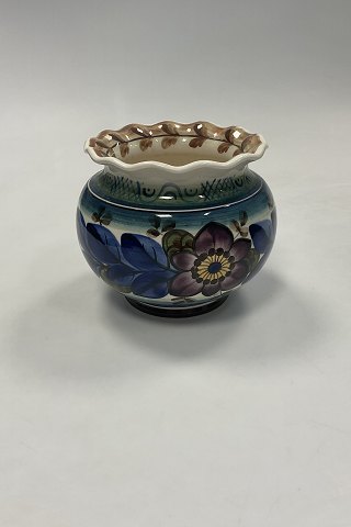 Aluminia Vase with Flower Decoration No. 1307 / 1225