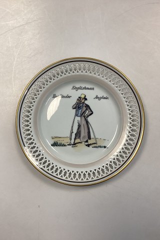 Bing and Grondahl plate in the series Inhabitants of the Earth Motif No. 1 - Englishman
