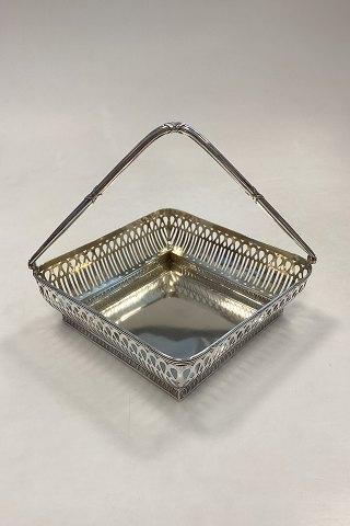 Basket with handle in Sterling Silver by Anton Michelsen