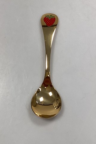 Georg Jensen Annual Spoon 2001 in Gilded Sterling Silver