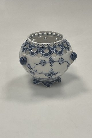 Royal Copenhagen Blue Fluted Full Lace with gold Little Vase No 1043