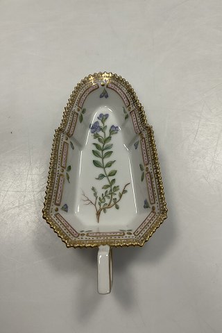 Royal Copenhagen Flora Danica oblong dish with handle No. 20/3542