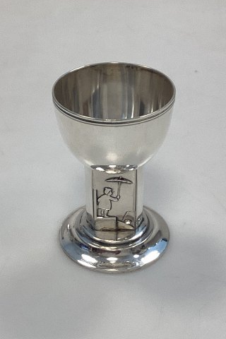 Gran and Laglye Silver Altarcup / Egg cup