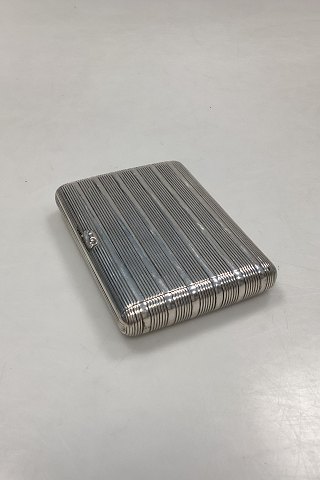 Russian Cigarette Case of Silver