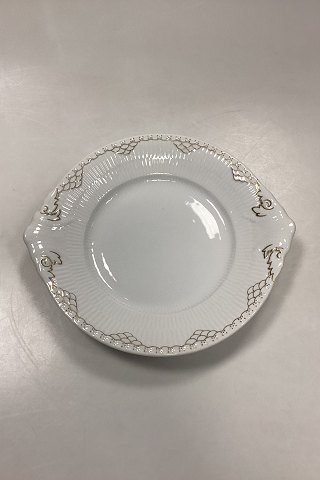 Royal Copenhagen Princess, Gold Cake Dish No. 422