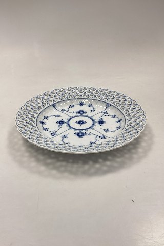 Royal Copenhagen Blue Fluted Full Lace Plate No. 638